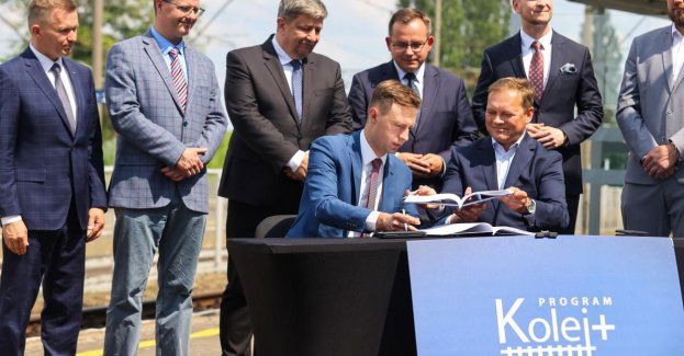 Podpisano umowę na zaprojektowanie linii kolejowej, która połączy Wieluń z Łodzią