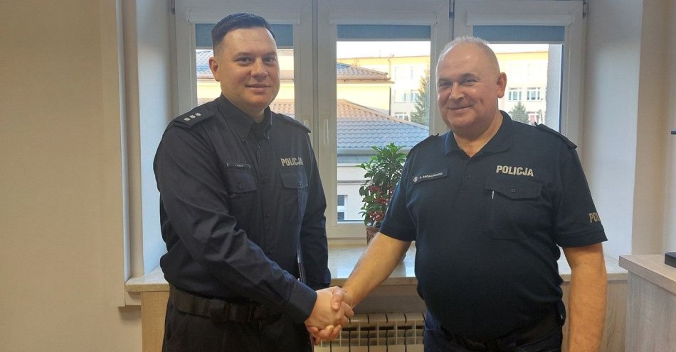 zdjęcie: Nowy kierownik Posterunku Policji w Sterdyni / fot. KPP w Sokołowie Podlaskim