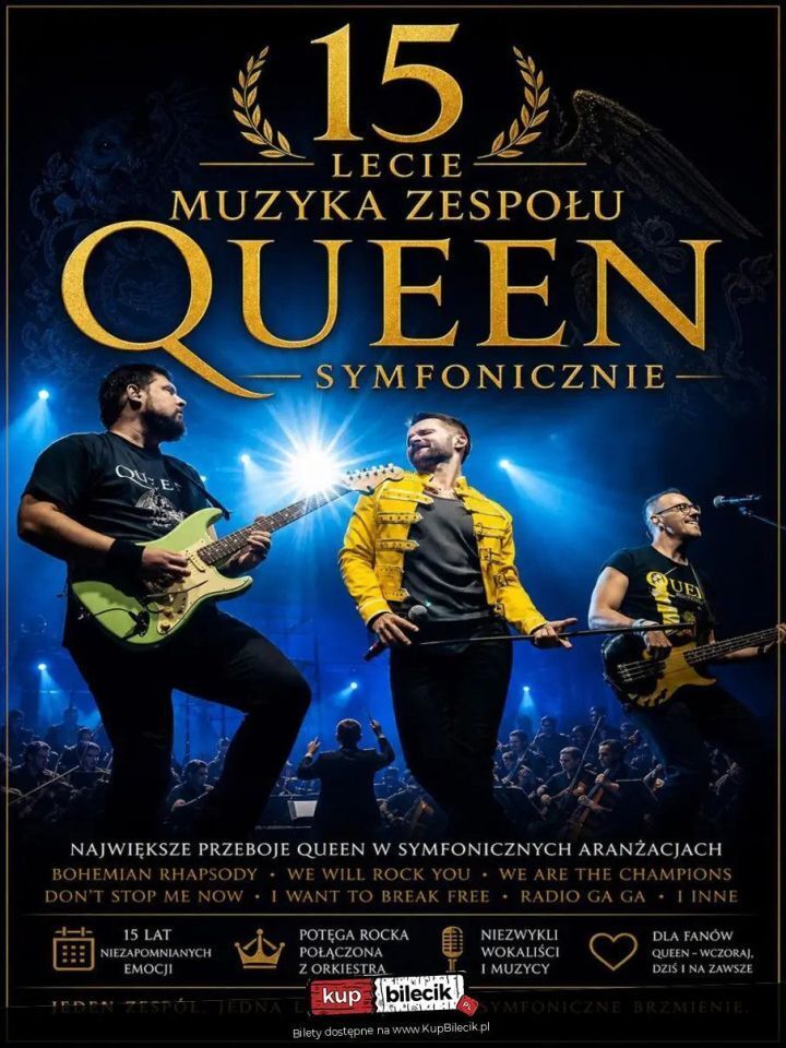 zdjęcie: Queen Symfonicznie - trasa XV-lecia / kupbilecik24.pl / Queen Symfonicznie - trasa XV-lecia