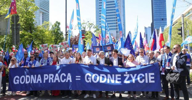 Marsz Lewicy i OPZZ z okazji Święta Pracy