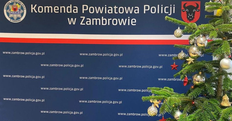 zdjęcie: Jak bezpiecznie robić przedświąteczne zakupy / fot. KPP Zambrów
