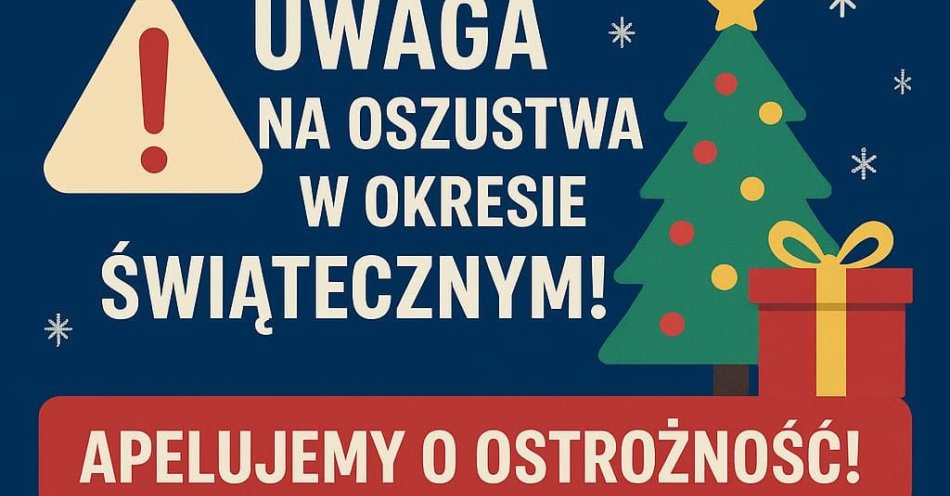 zdjęcie: Uwaga na oszustwa przed świętami Jak bezpiecznie robić zakupy / fot. KPP w Świdwinie
