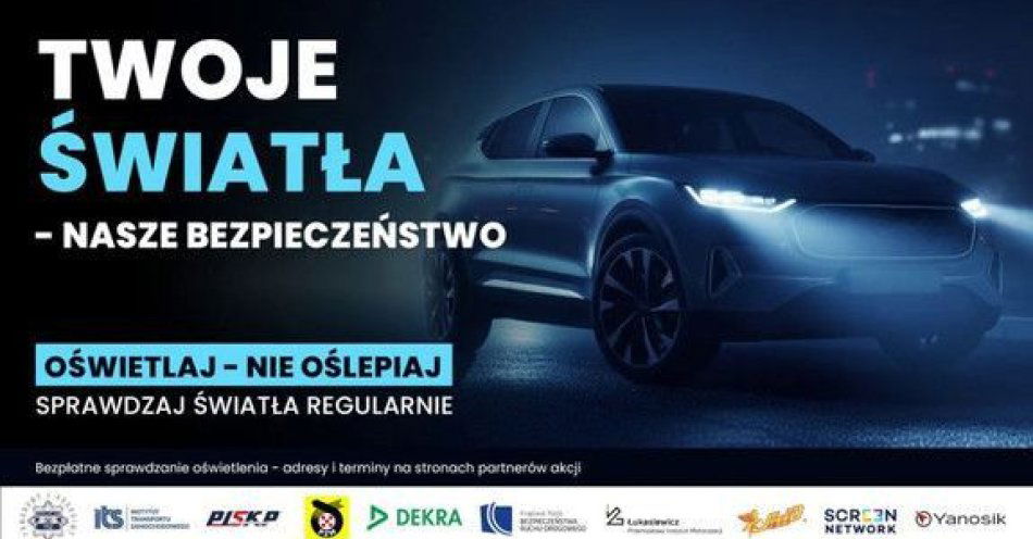 zdjęcie: Sprawdź światła bezpłatnie 15 listopada w powiecie puławskim / fot. KPP Puławy