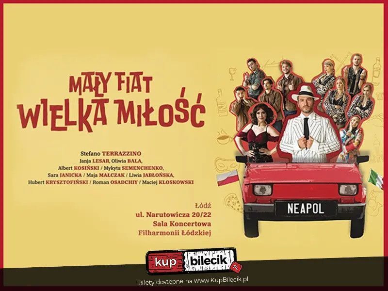 zdjęcie: Mały Fiat Wielka Miłość - widowisko muzyczno-taneczne / kupbilecik24.pl / Mały Fiat Wielka Miłość - widowisko muzyczno-taneczne