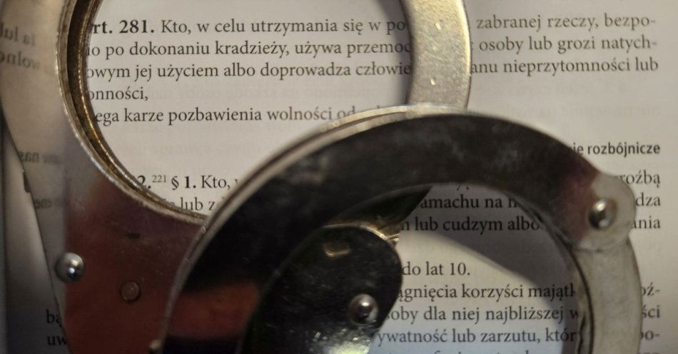 zdjęcie: Para zatrzymana za kradzież i szarpaninę w markecie / fot. KMP Zielona Góra