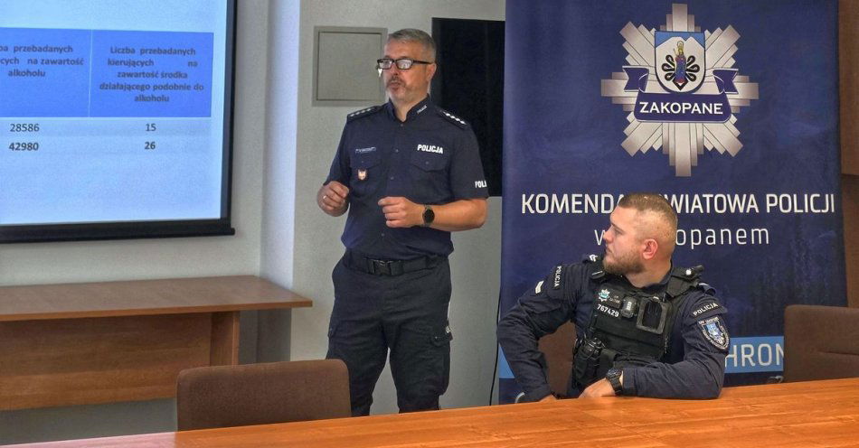 zdjęcie: Kadeci z Miszkolca i Körmend poznali służbę w Zakopanem / fot. KMP w Zakopanem