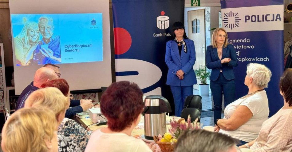 zdjęcie: Seniorze nie daj się oszukać: debata o bezpieczeństwie / fot. KPP Krapkowice