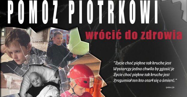 13-letni syn policjanta walczy z białaczką. pomóżmy piotrowi i wspólnie pokonajmy chorobę