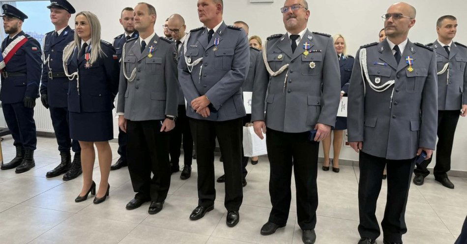 zdjęcie: Uroczysta zbiórka w Komendzie Powiatowej Policji w Gostyniu / fot. KPP Gostyń