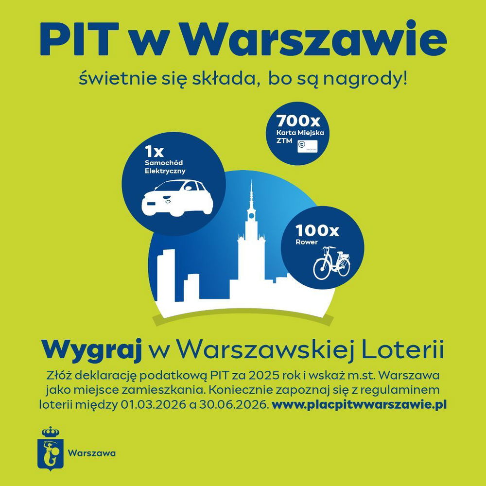 zdjęcie: Warszawska loteria PIT- na uczestników czekają setki nagród / fot. nadesłane
