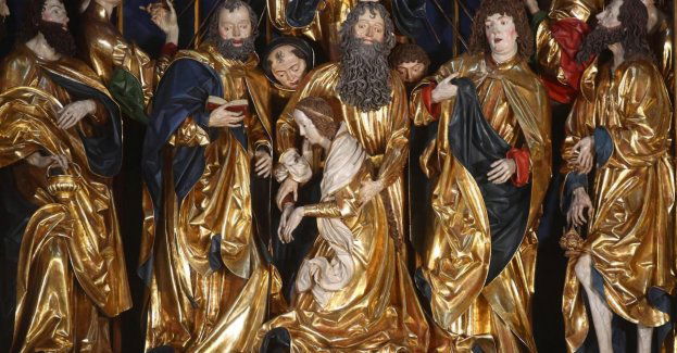 Symboliczne przekazanie Nagrody Europa Nostra za konserwację ołtarza Wita Stwosza