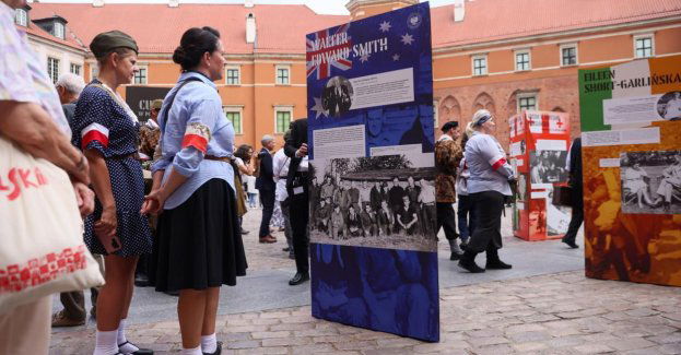 Na dziedzińcu Zamku Królewskiego otwarto wystawę "Cudzoziemcy w Powstaniu Warszawskim"