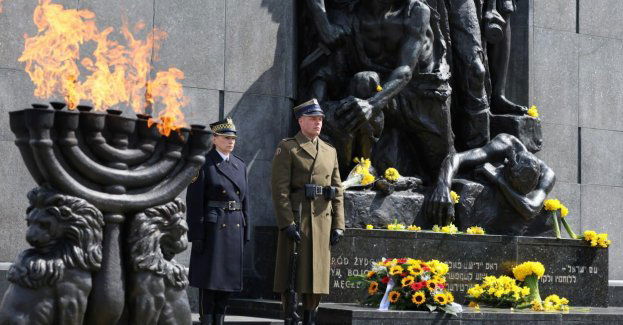 W 81. rocznicę powstania w warszawskim getcie zawyły syreny
