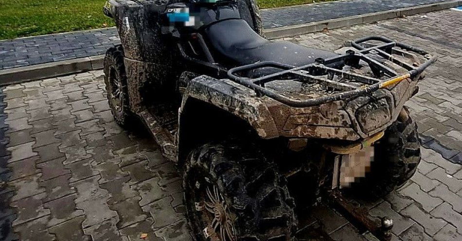 zdjęcie: Nastolatkowie na quadach i crossach bez uprawnień zatrzymani / fot. KPP Opole Lubelskie