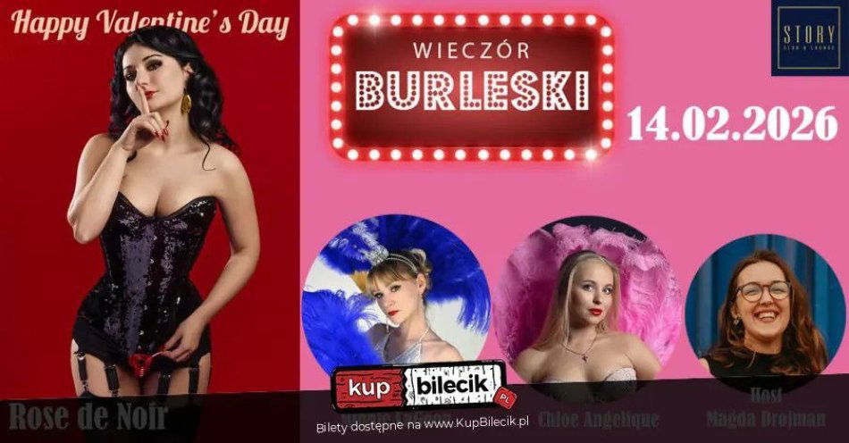 zdjęcie: Burleska by Rose de Noir w klubie Story / kupbilecik24.pl / Burleska by Rose de Noir w klubie Story