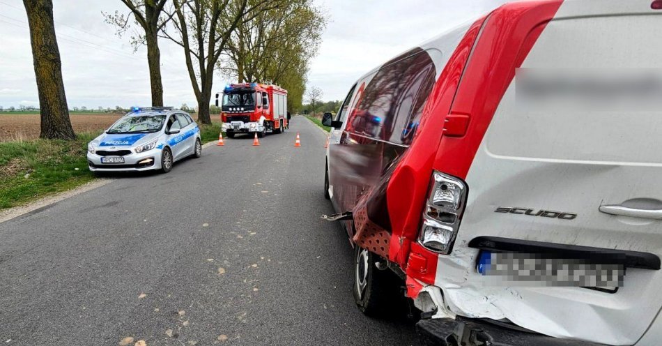 zdjęcie: Wyjaśniają przyczyny wypadku drogowego / fot. KPP w Żninie