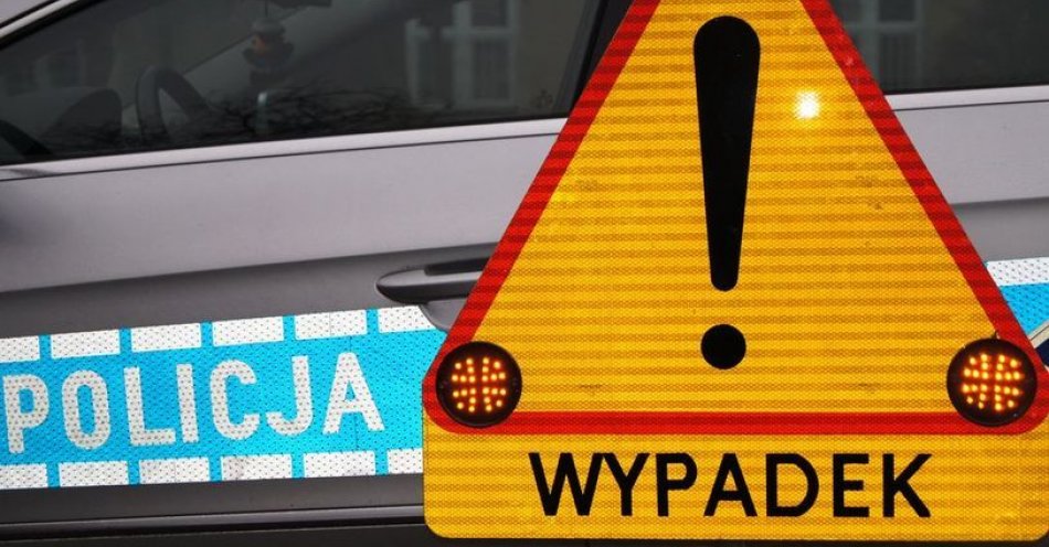 zdjęcie: Najechanie na tył pojazdu przyczyną wypadku / fot. KMP w Radomiu