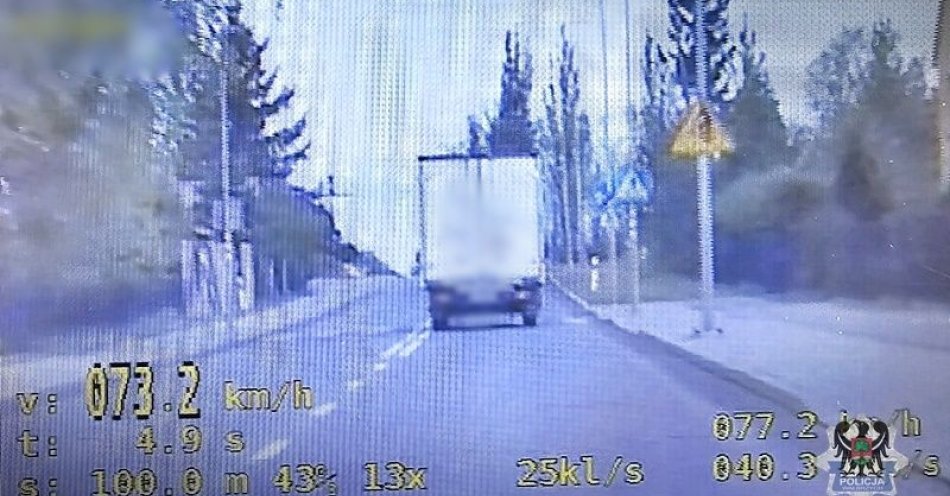 zdjęcie: Wczoraj po południu wpadło dwóch przestępców drogowych. Jeden z nich przekroczył prędkość / fot. KMP w Wałbrzychu
