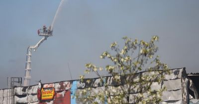 Pożar przy ul. Marywilskiej nie stanowi zagrożenia dla wód gruntowych i cieków
