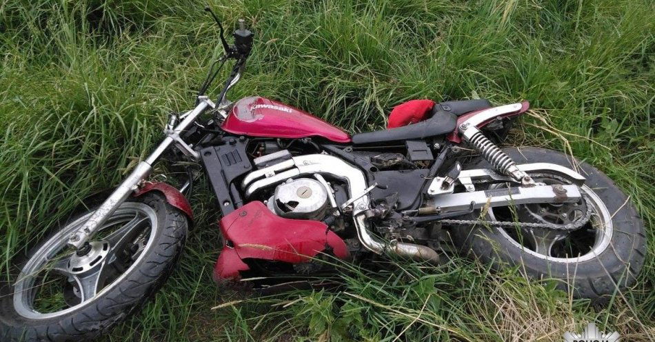 zdjęcie: Śmiertelny wypadek motocyklisty / fot. KMP w Radomiu