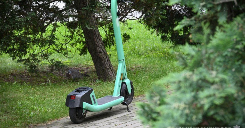 zdjęcie: Policja przypomina zasady korzystania z hulajnóg elektrycznych / fot. KPP w Brzozowie