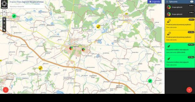 Mieszkańcy aktywni na Krajowej Mapie Zagrożeń Bezpieczeństwa. Prawie 300 zgłoszeń w ciągu ostatnich sześciu miesięcy
