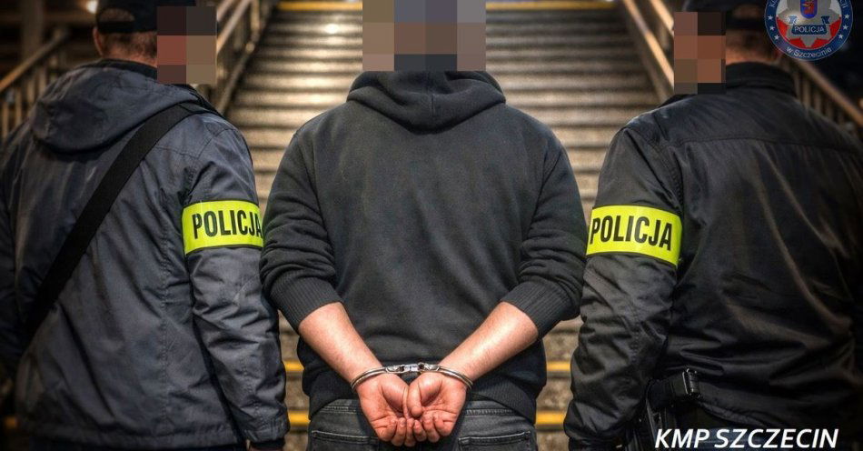 zdjęcie: Z Niemiec prosto do polskiego zakładu karnego / fot. KMP w Szczecinie