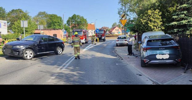 Chwila nieuwagi i zła decyzja doprowadziły do zdarzeń drogowych
