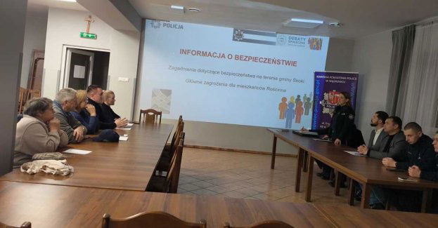 Mieszkańcy Rościnna rozmawiali o lokalnym bezpieczeństwie
