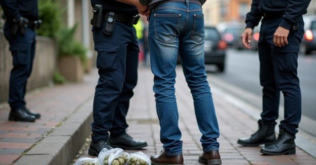 Mężczyzna w wieku 23 lat zatrzymany z marihuaną w Łęczycy