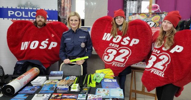 Sępoleńscy policjanci zagrali razem z WOŚP