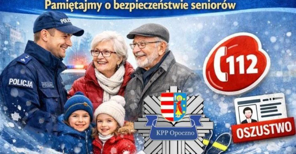 zdjęcie: Dzień Babci i Dziadka: zadbajmy o bezpieczeństwo seniorów / fot. KPP w Opocznie