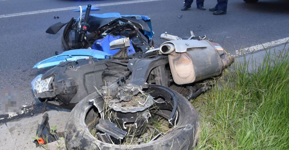 zdjęcie: Tragiczny wypadek z udziałem motocyklisty / fot. KPP Biłgoraj