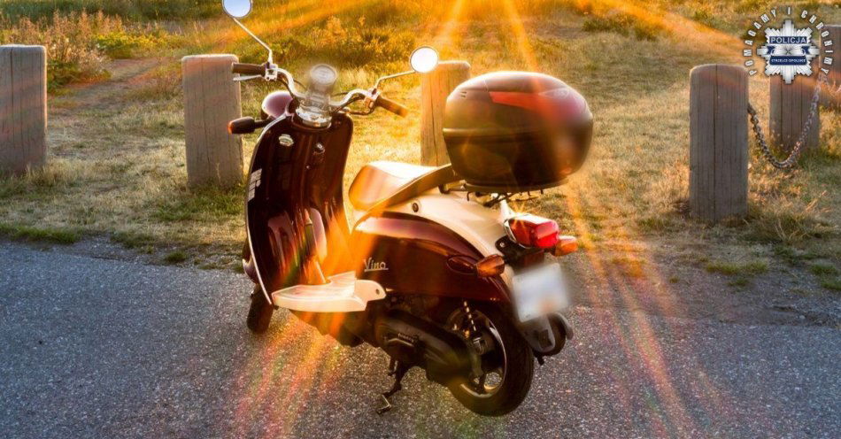 zdjęcie: Miał ponad 2,5 promila alkoholu - w takim stanie przyjechał na motorowerze do pracy / fot. KPP Strzelce Opolskie