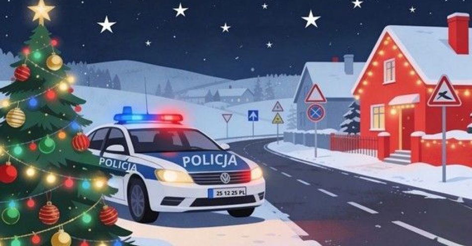 zdjęcie: Bezpieczne Święta Bożego Narodzenia. Pamiętaj o rozsądku / fot. KPP w Sztumie