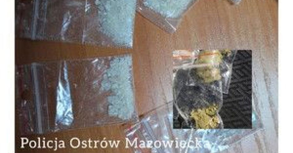 zdjęcie: Młodzi mężczyźni zatrzymani z narkotykami / fot. KPP w Ostrowi Mazowieckiej