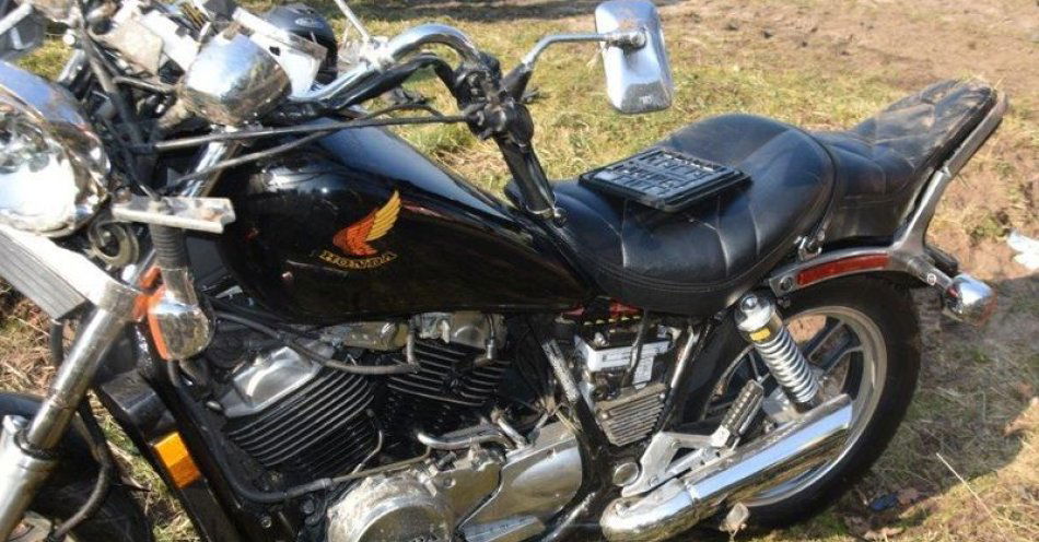 zdjęcie: Nietrzeźwy motocyklista bez uprawnień spowodował kolizję / fot. KPP w Wejherowie