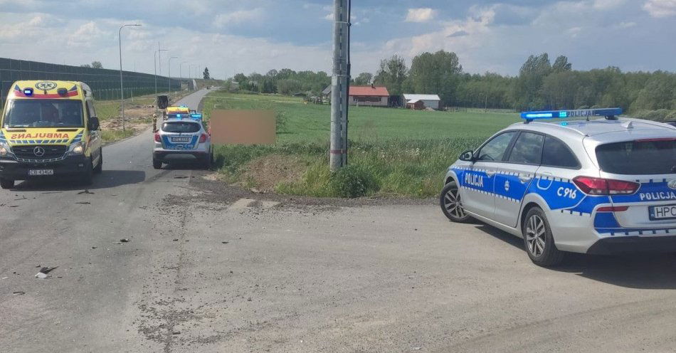 zdjęcie: Śmiertelny wypadek / fot. KPP w Świeciu