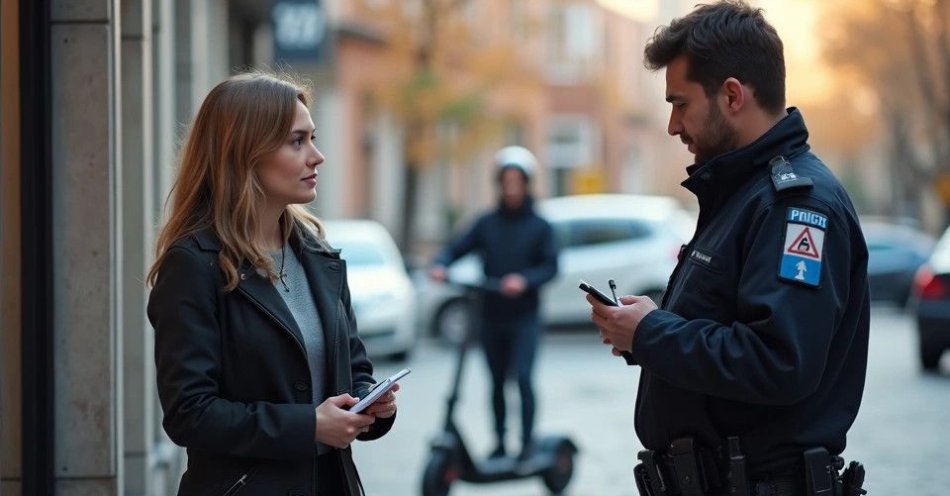 zdjęcie: Złodziej hulajnogi zatrzymany po szybkiej akcji policji / TM/ przykładowa ilustracja