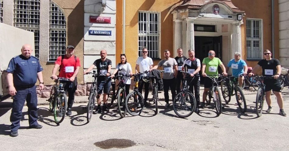 zdjęcie: Wiosna na sportowo w Nidzicy rowerowo / fot. KPP w Nidzicy