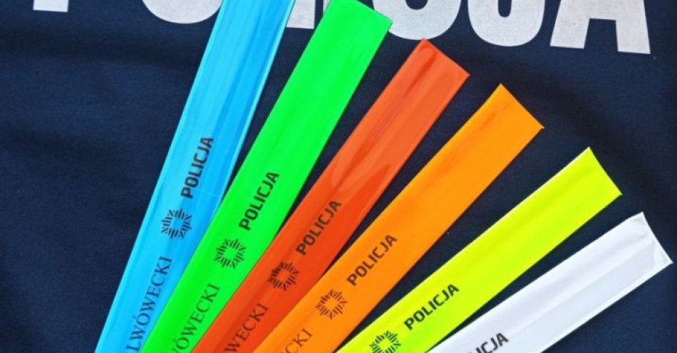 zdjęcie: Noś odblaski i bądź widoczny jesienią i zimą / fot. KPP w Lwówku Śląskim