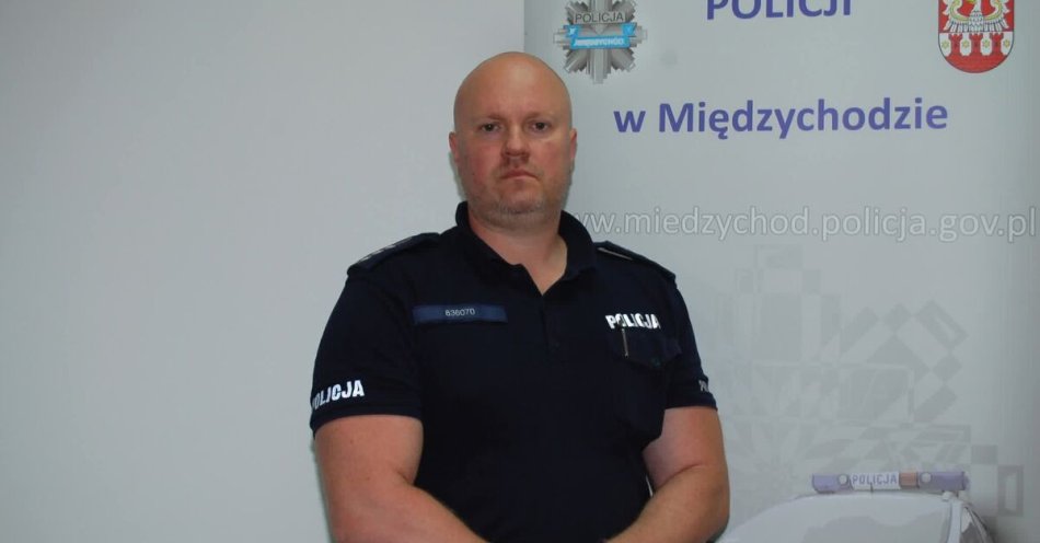 zdjęcie: Głosuj na aspiranta Macieja Pawlickiego w plebiscycie / fot. KPP Międzychód