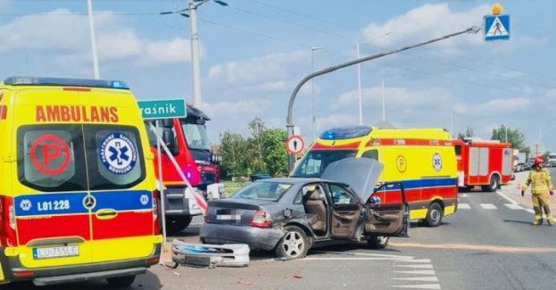 Groźne zdarzenie na DK-74 w Kraśniku