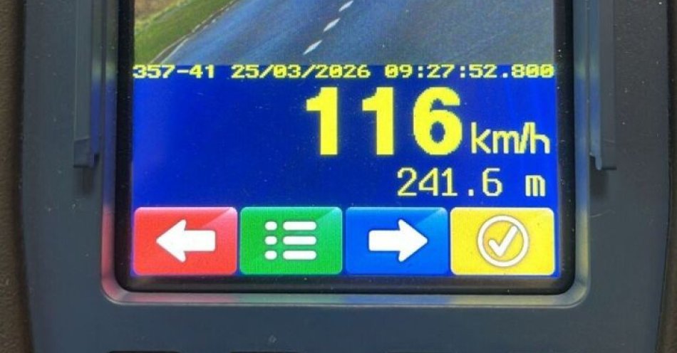 zdjęcie: Pędził 114 km/h w obszarze zabudowanym. Stracił prawo jazdy / fot. KMP w Zabrzu