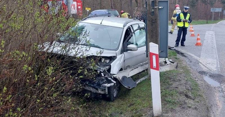 zdjęcie: Niebezpieczna kolizja na skrzyżowaniu ulicy Trzebnickiej i Łowieckiej w Miliczu / fot. KPP w Miliczu