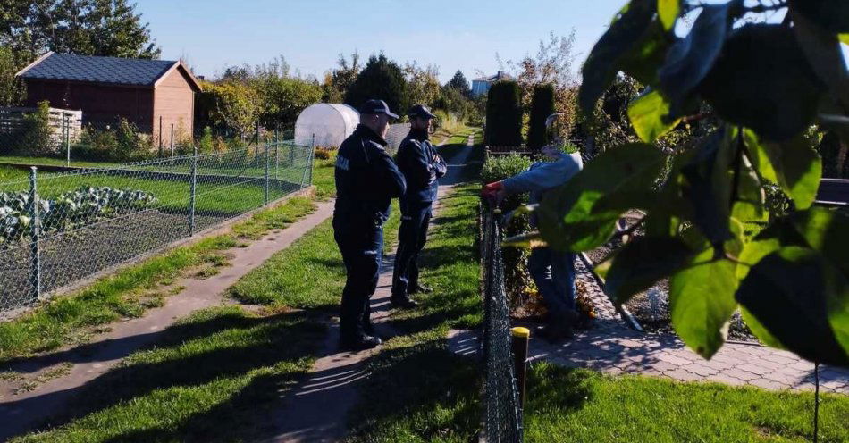 zdjęcie: Bądź przezorny i zabezpiecz działkę! / fot. KPP Wysokie Mazowieckie