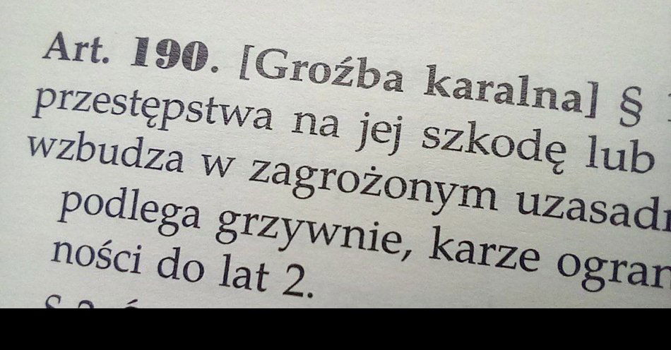 zdjęcie: Zarzut dla podejrzanego o groźby karalne / fot. KPP w Sochaczewie