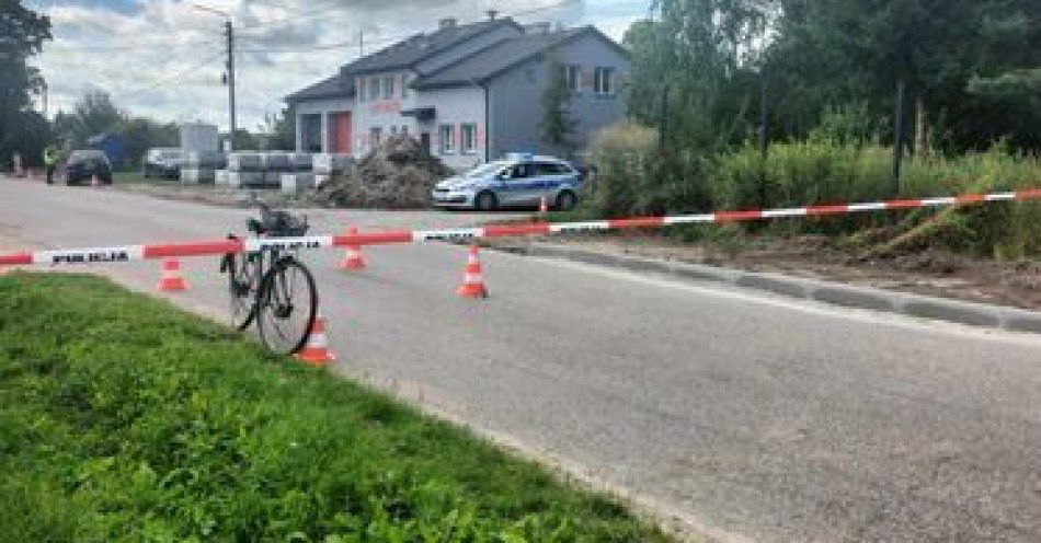 zdjęcie: Tragedia na drodze, nie żyje rowerzysta / fot. KPP w Białobrzegach