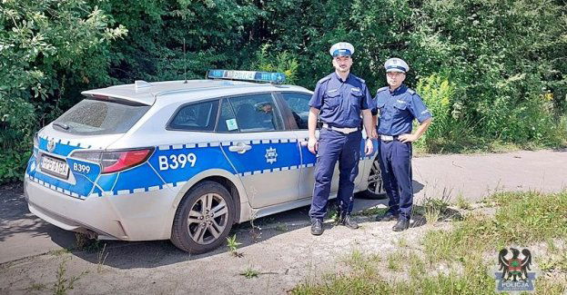 Zastępca naczelnika ruchu drogowego wraz z kierownikiem zatrzymali dzisiaj nietrzeźwego kierującego