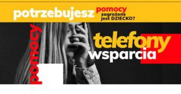 Telefony wsparcia dla potrzebujących pomocy